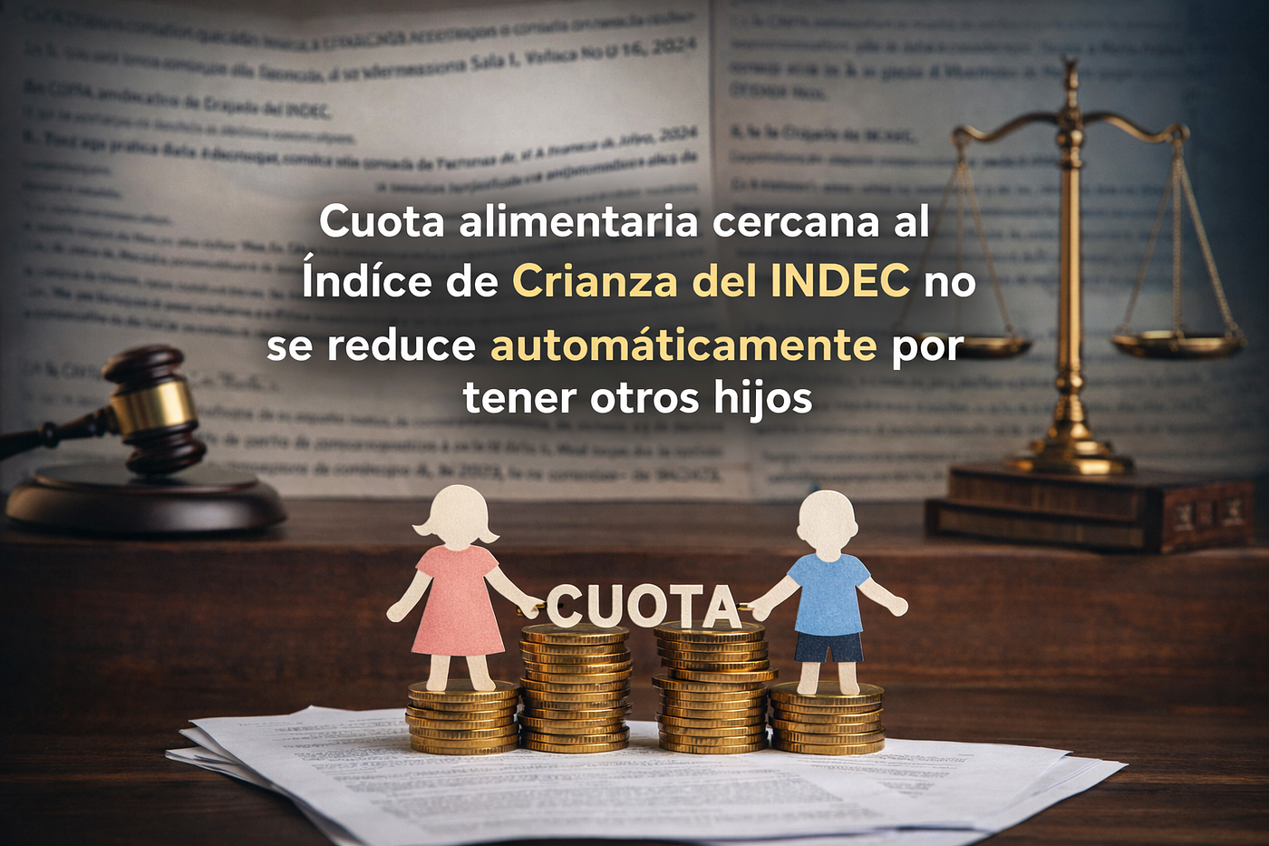 La Justicia fijó una cuota alimentaria basada en el Índice de Crianza y rechazó el argumento de…