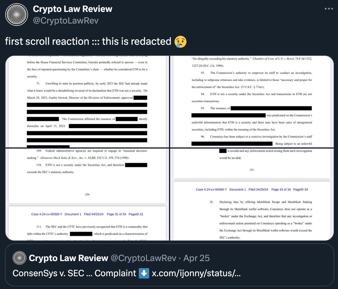 Consensys v. SEC: Constructive Critique | by CleanApp | Crypto Law Review |  Medium