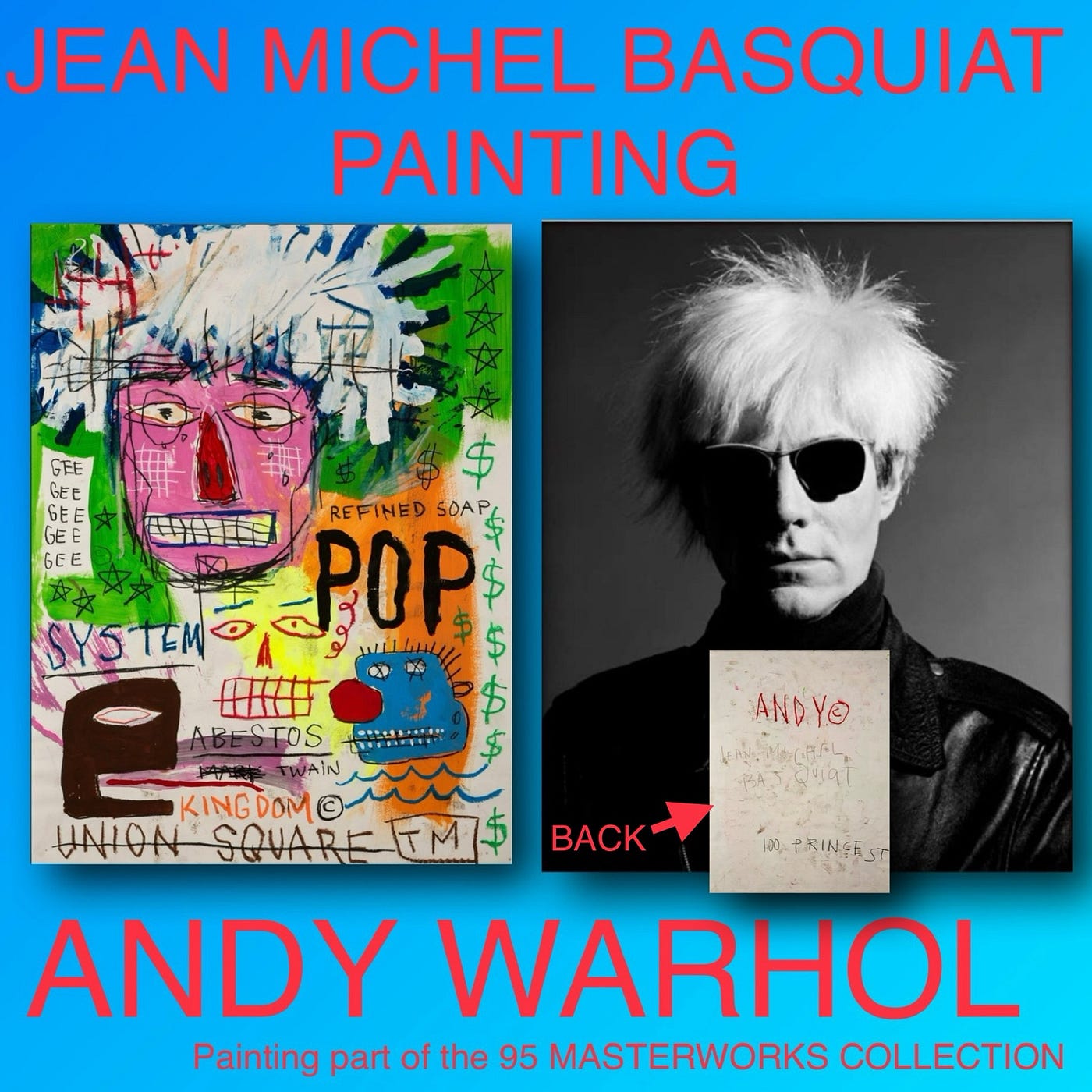 BASQUIAT ANDY WARHOL SERIES — THREE PAINTINGS, THREE SONGS | by