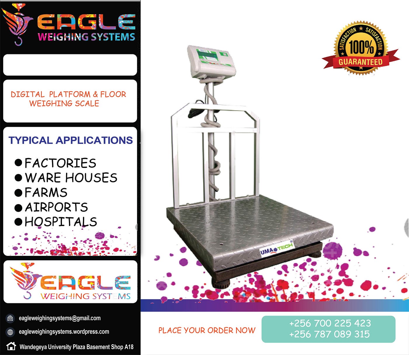 Weighing Balance Platform weighing scale in Kampala+256 (0) 700225423 -  Salthangingscale - Medium