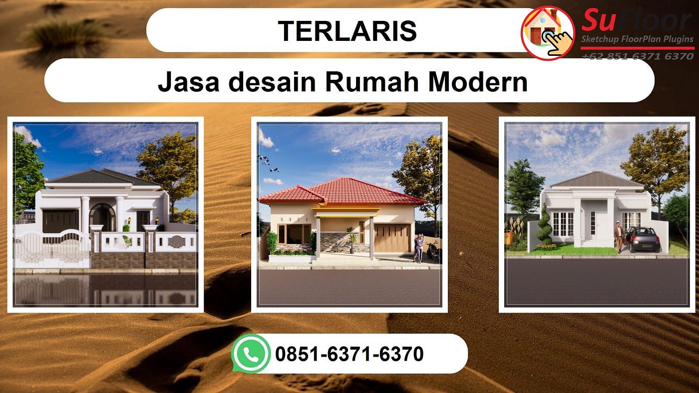 TERLARIS, WA 0851–6371–6370 Jasa Desain Rumah Modern Sabang