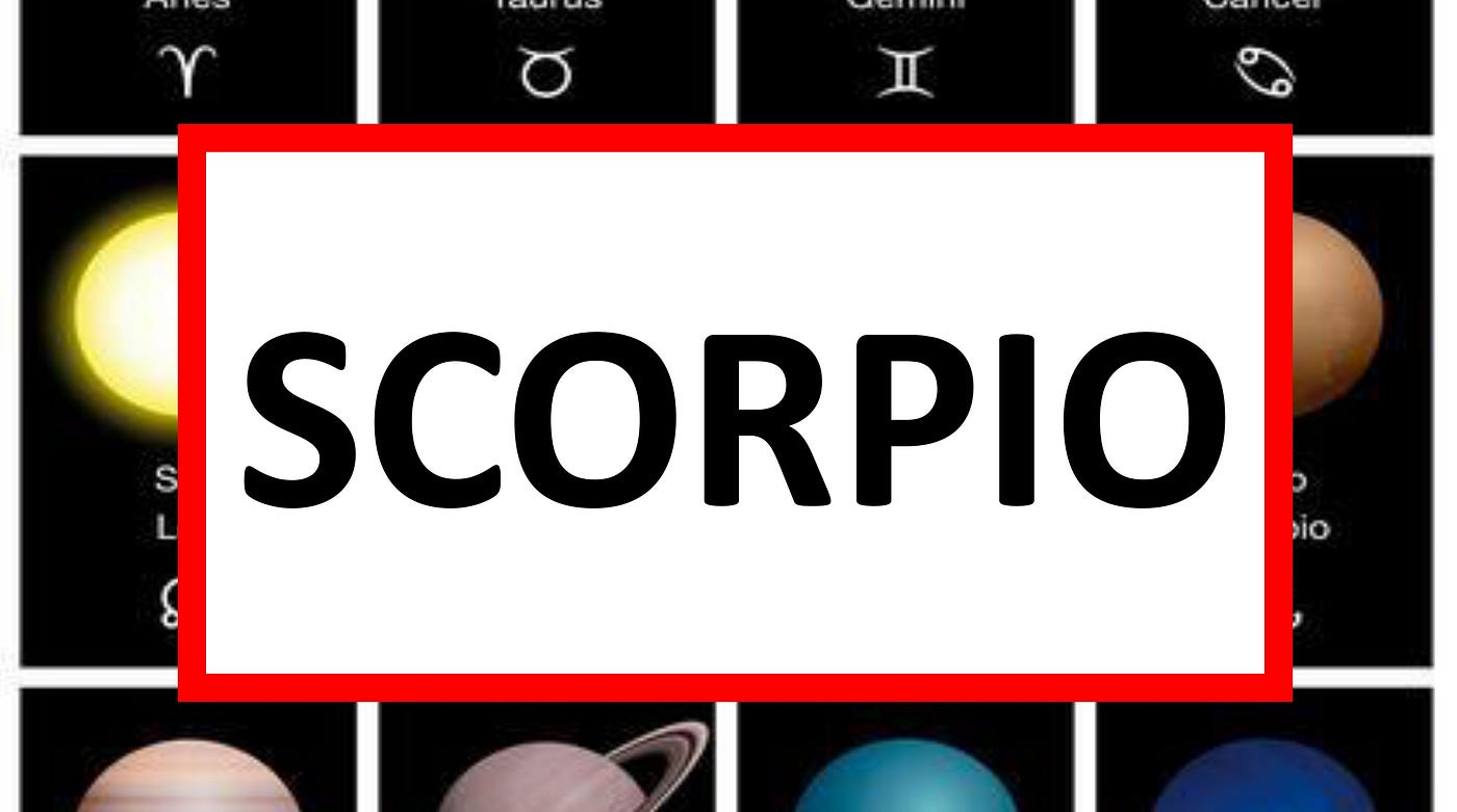 Tarot reading predictions of sign Scorpio for month of August 2023