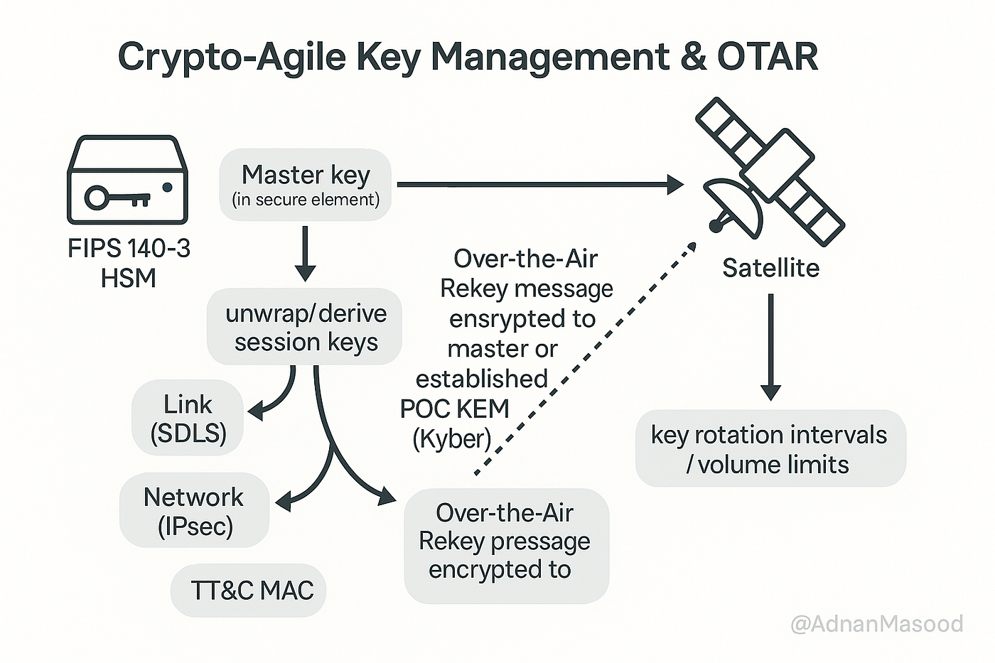 Quantum‑Safe Satcom: Building Quantum‑Resilient Constellations -Roadmap for  LEO Operators | by Adnan Masood, PhD. | Medium
