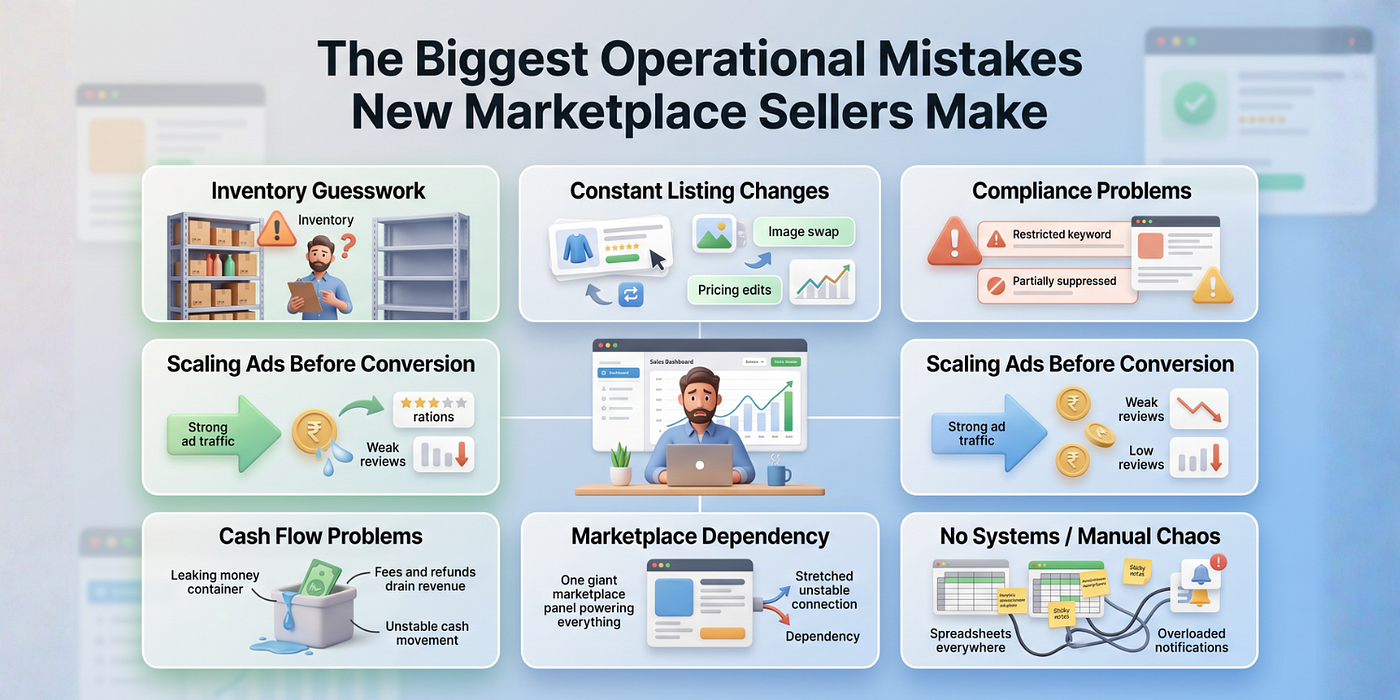 The Biggest Operational Mistakes New Marketplace Sellers Make