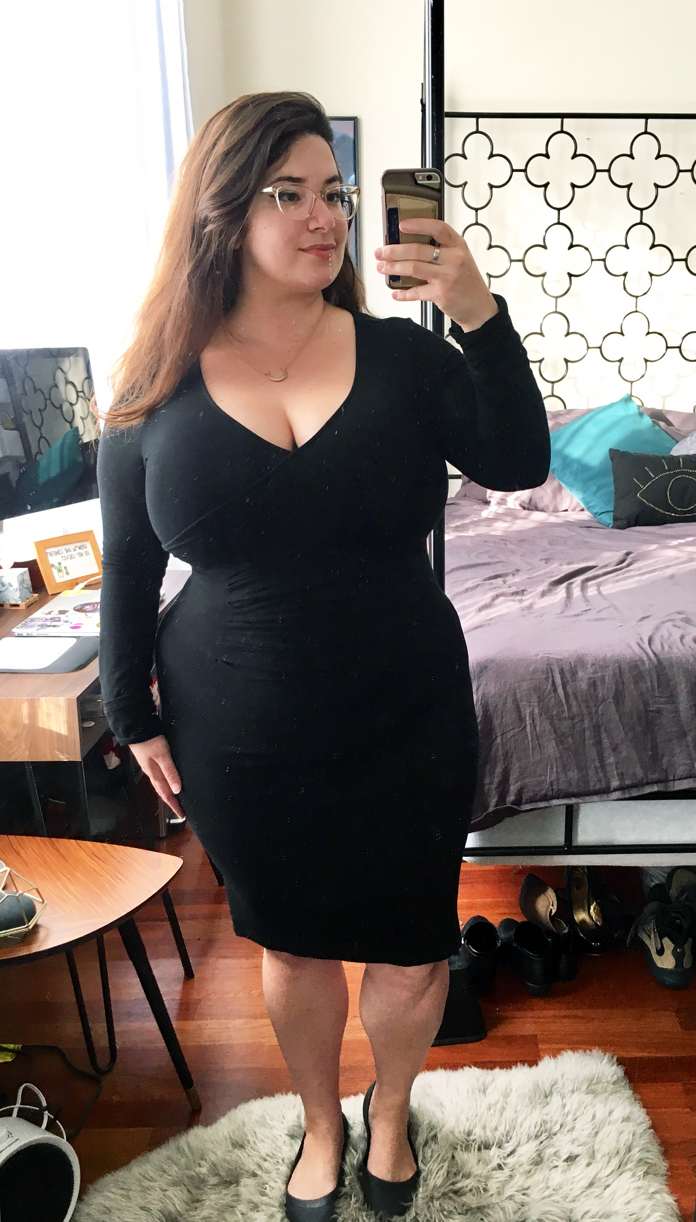 she wore that dress on purpose What I Wore Then vs. What I Wore Now