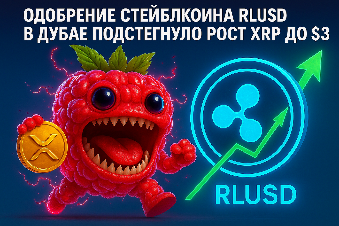 Одобрение стейблкоина RLUSD в Дубае подстегнуло рост XRP до $3