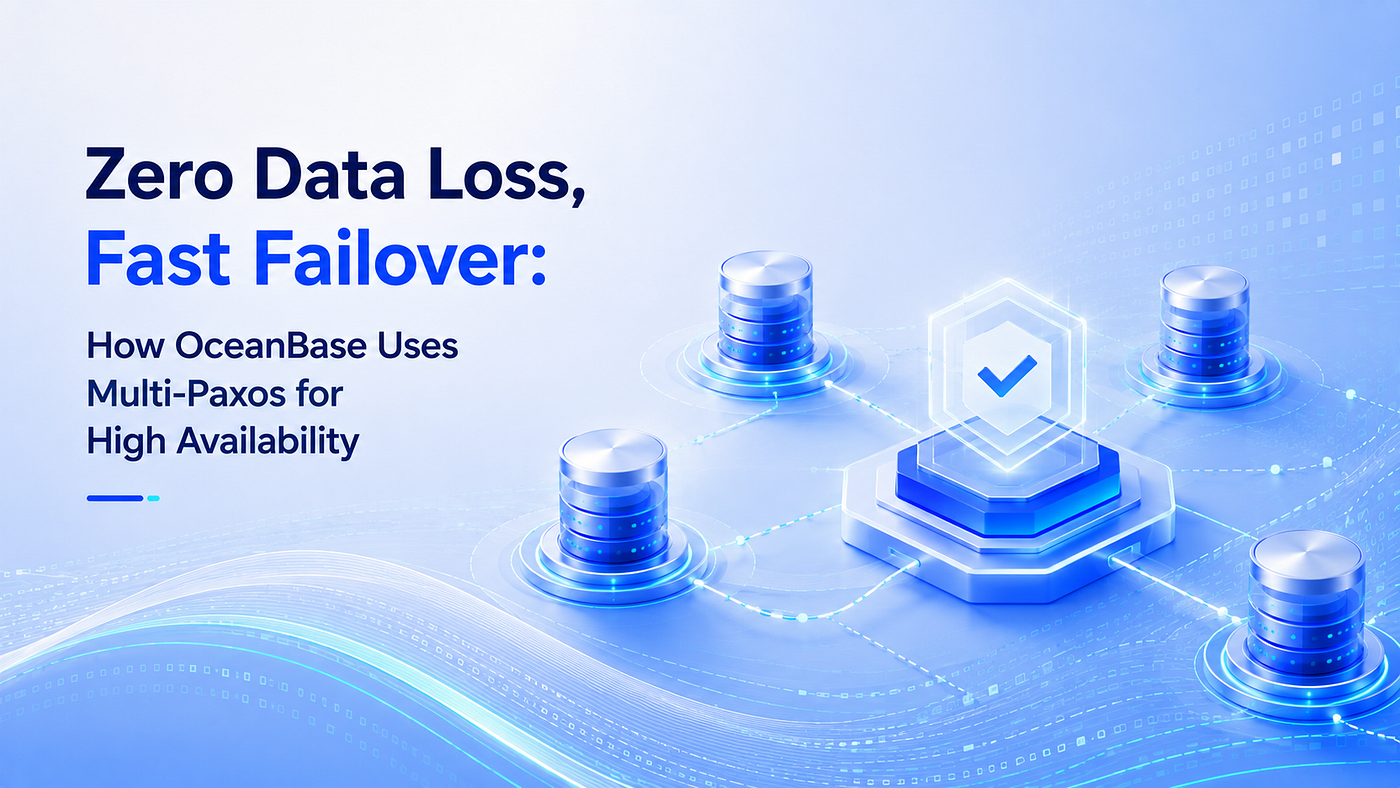 Zero Data Loss, Fast Failover: How OceanBase Uses Multi-Paxos for High Availability