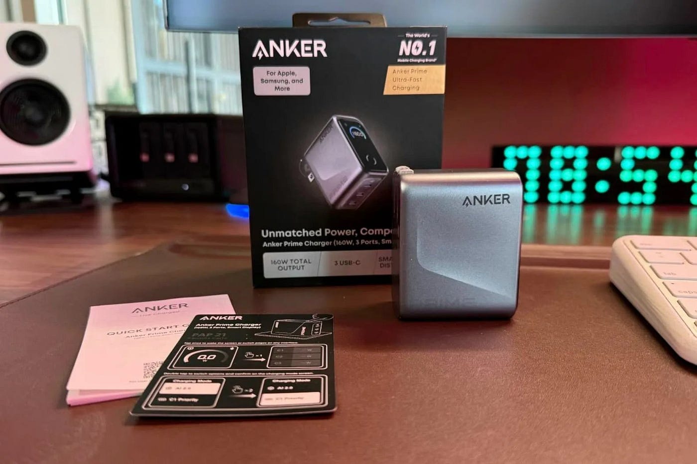 Anker Prime Charger 160W REVIEW Smart Power in a Compact Design