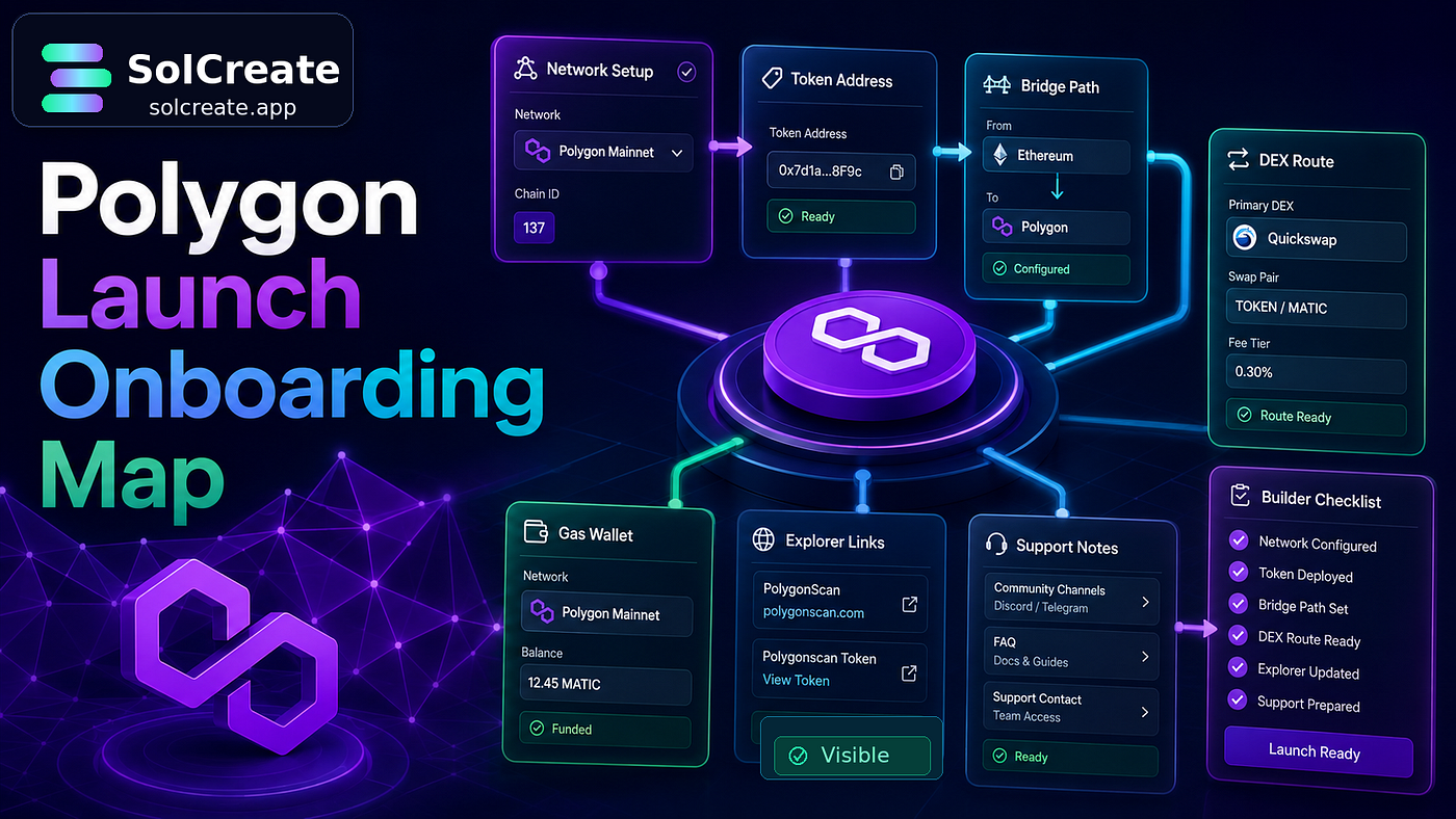 Polygon Token Launches Need a User Onboarding Map Before the First Announcement
