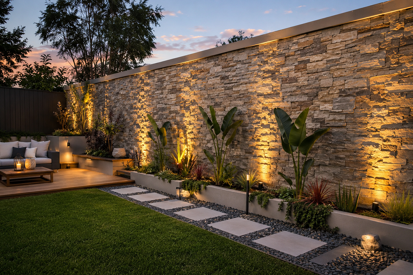 What Can You Do with a Plain Backyard Wall?
