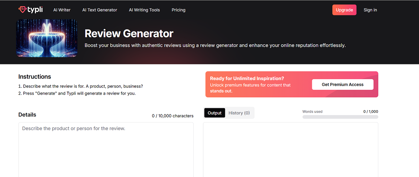 6 Best AI Review Generators for Businesses in 2025 | by Thakur Rahul Singh  | Medium