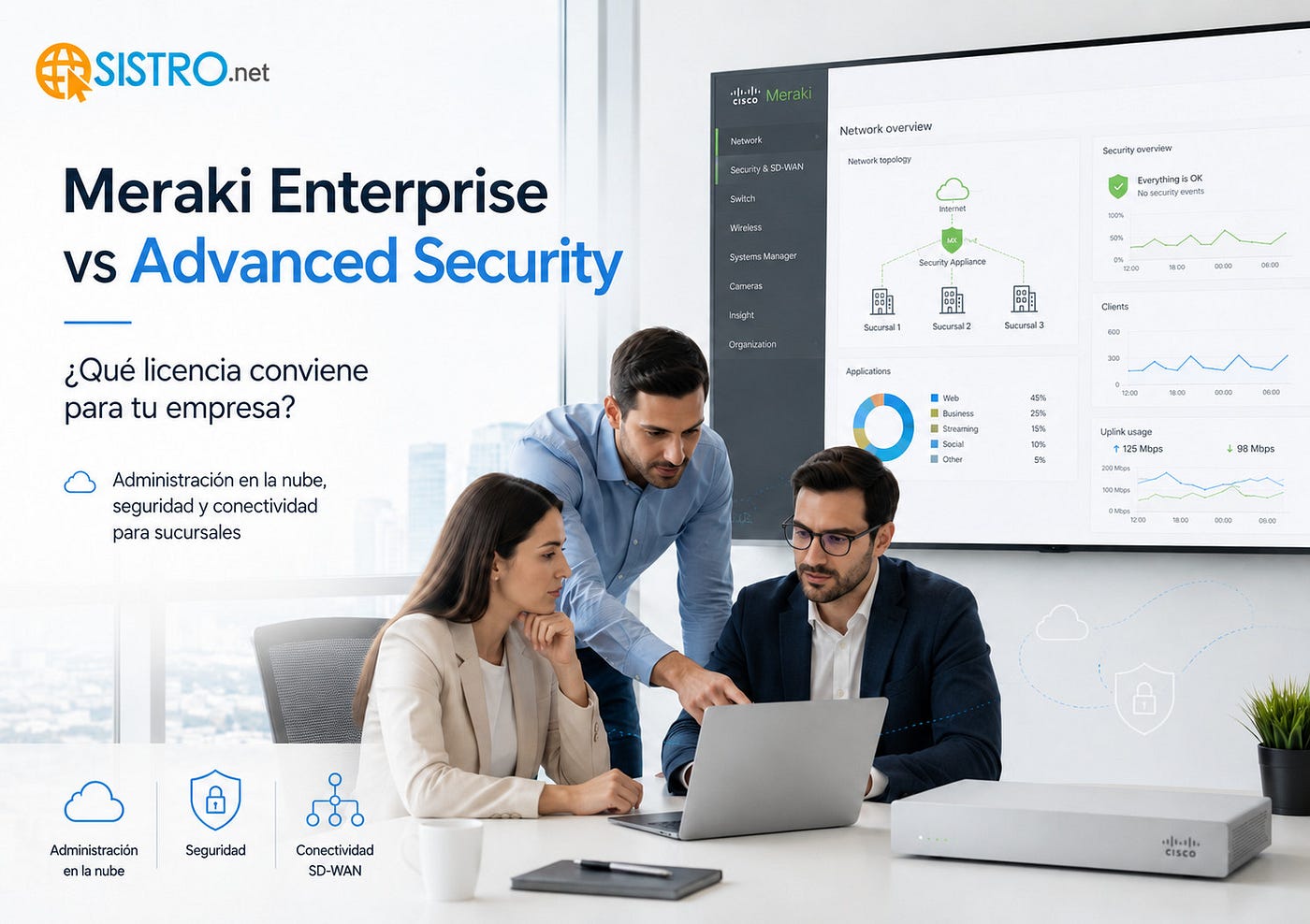 Meraki Enterprise vs Advanced Security License: diferencias clave