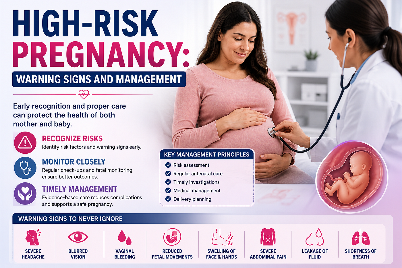 High-Risk Pregnancy: Warning Signs and Management