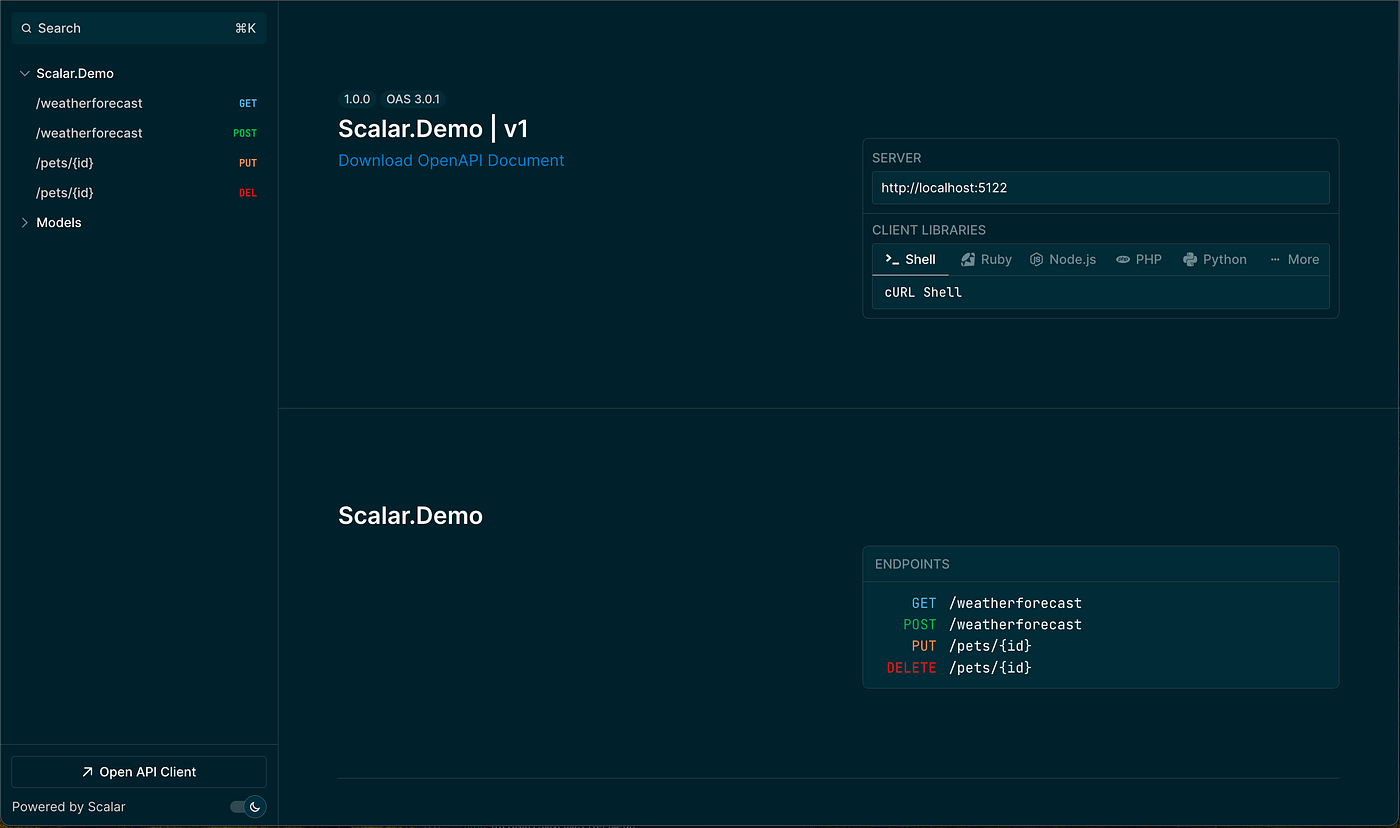 Making Your OpenAPI (Swagger) Docs UI Awesome in .NET 9 | by Egor