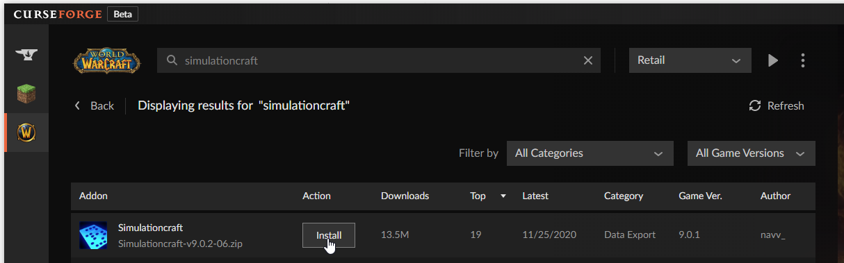 Installing and Using the SimulationCraft Addon - Raidbots Support