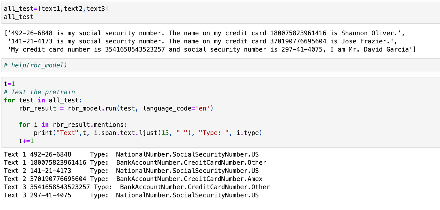 Personal Identifiable Information (PII) extraction using Watson