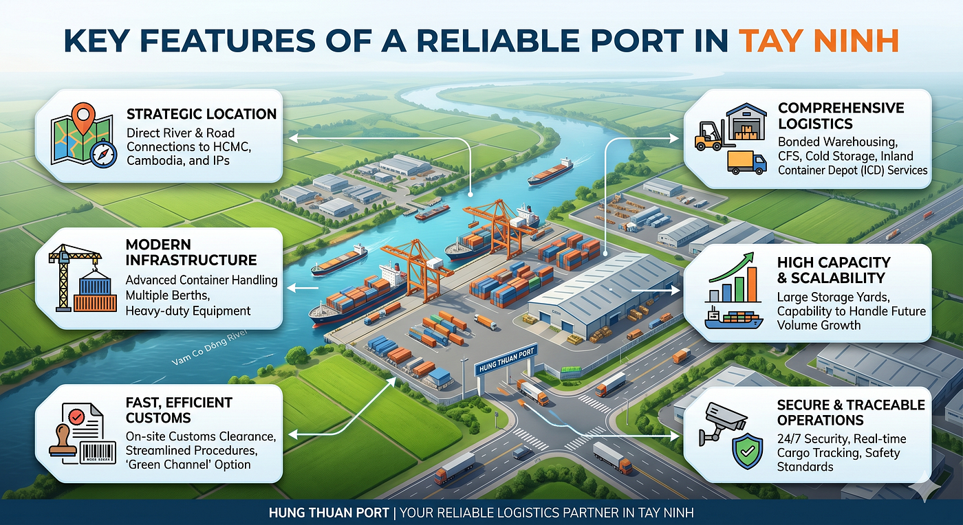 Key Features to Look for in a Reliable Port in Tay Ninh
