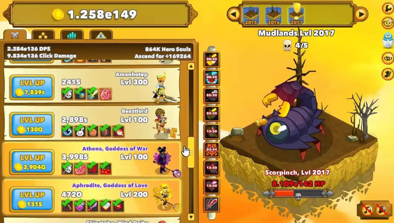 Clicker Heroes - Play on Armor Games