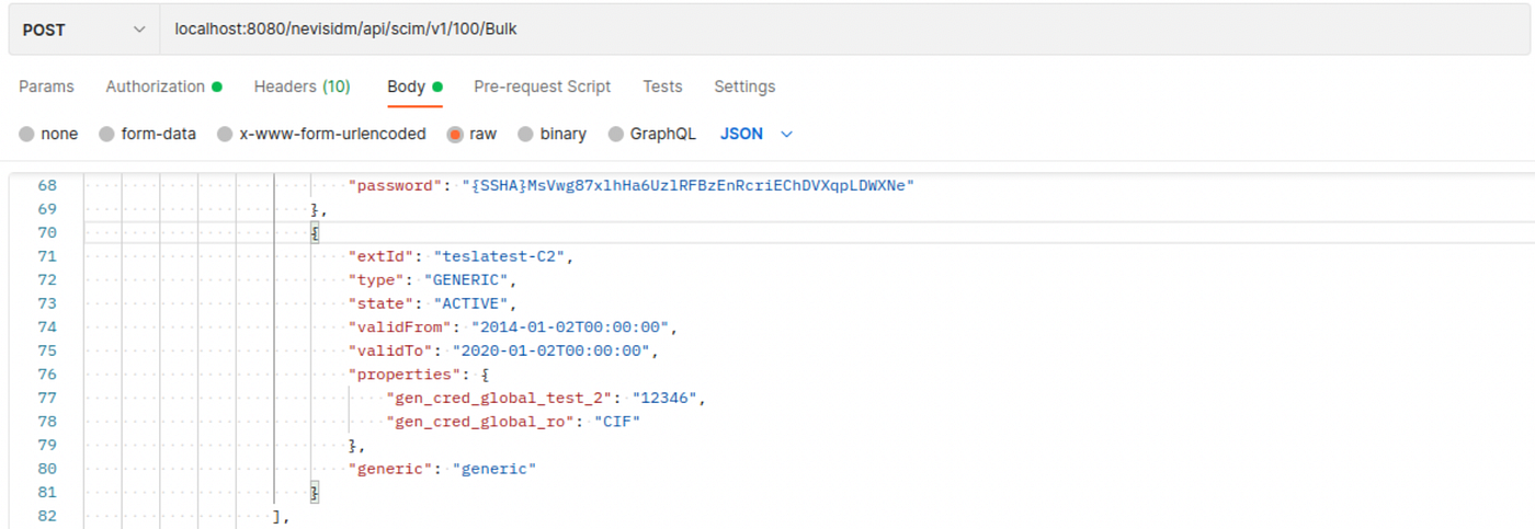 SCIM 2.0 — Bulk and inquiry