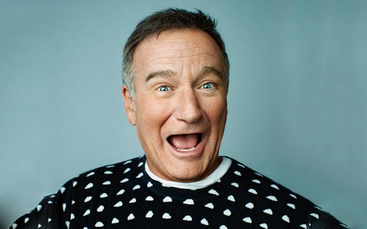 The Career Arc of Robin Williams. I think the saddest people always try… |  by Carly Pence | Medium