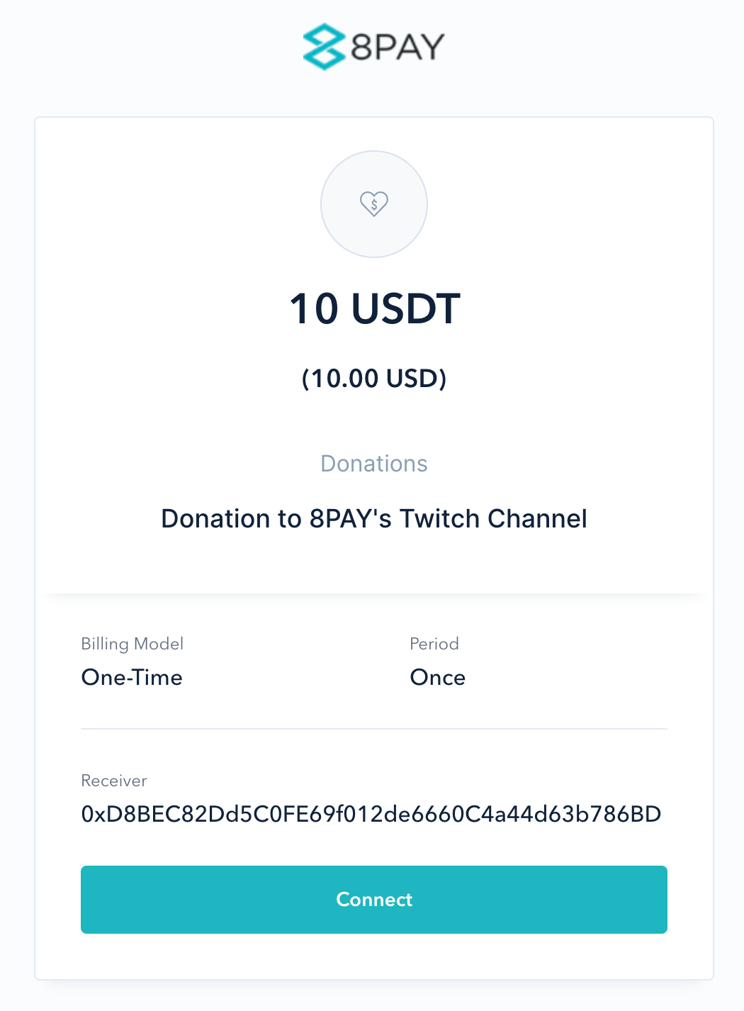 How to Donate Crypto using 8PAY on Twitch or Youtube | by 8PAY | 8PAY |  Medium