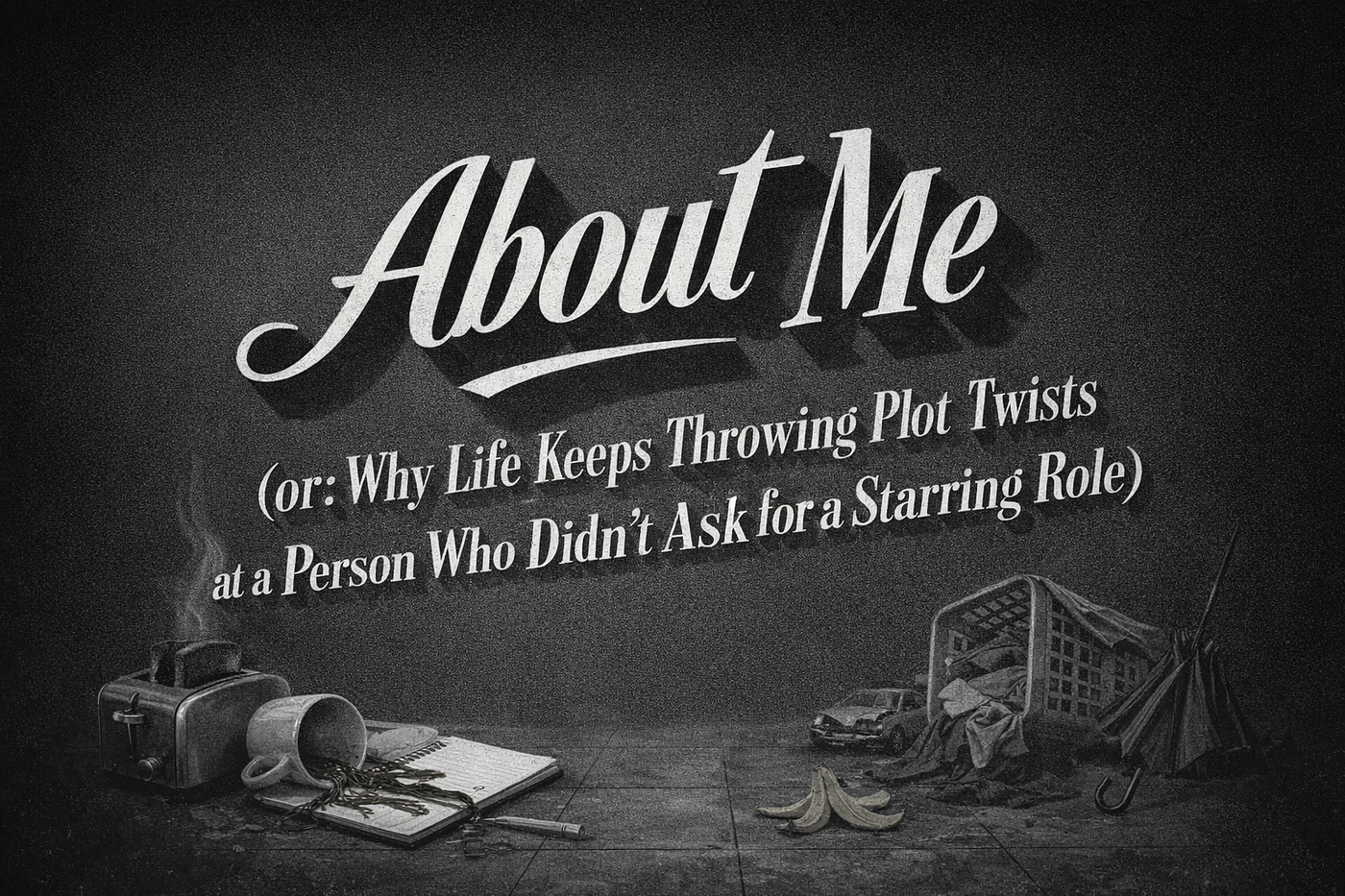 About Me (or: Why Life Keeps Throwing Plot Twists at a Person Who Didn’t Ask for a Starring Role)