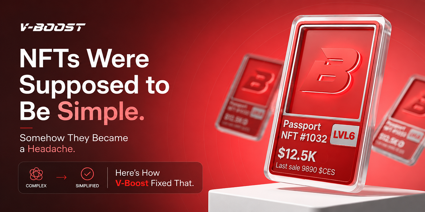NFTs Were Supposed to Be Simple. Somehow They Became a Headache. Here’s How V-Boost Fixed That.
