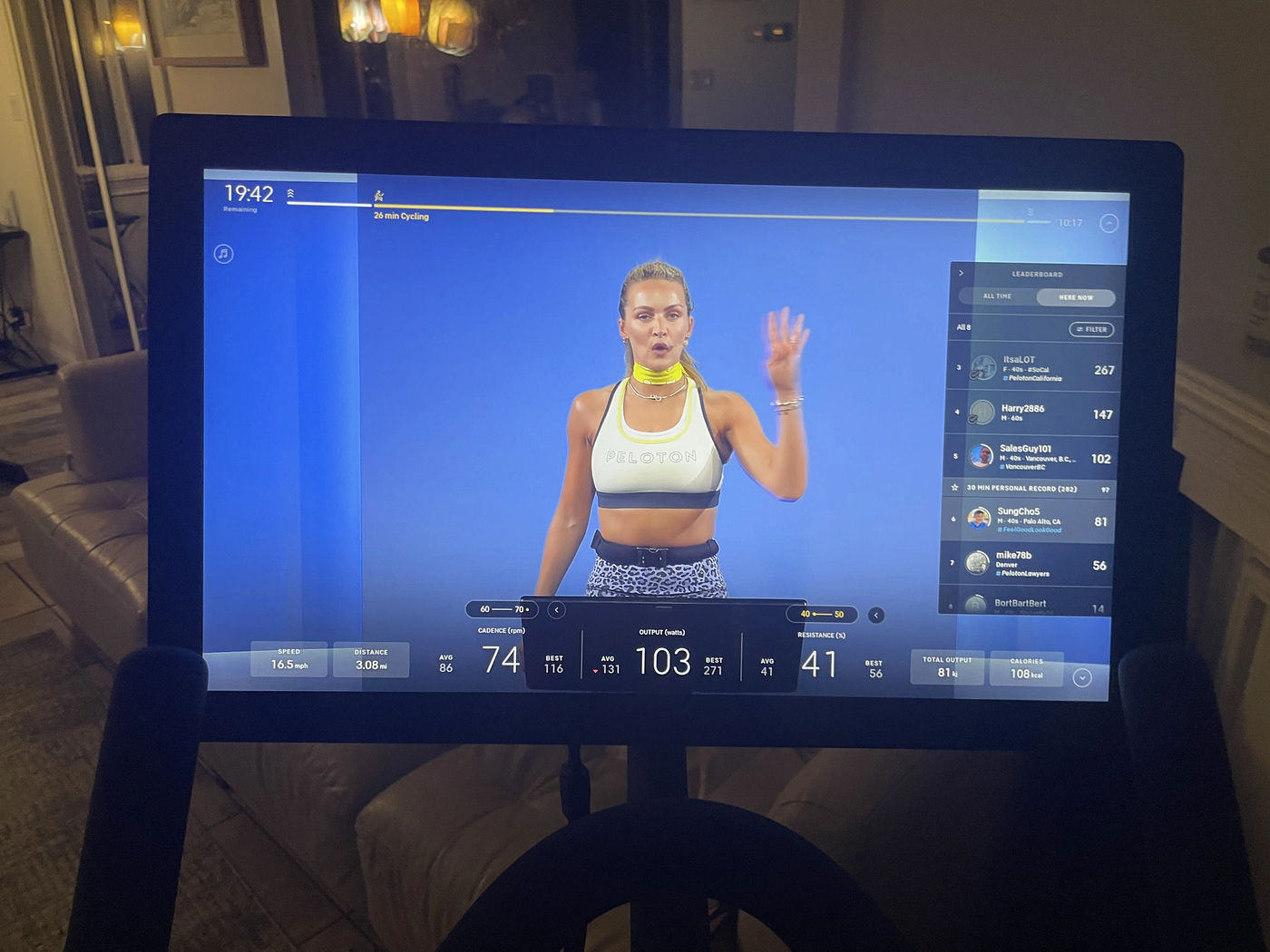 Peloton cadence to mph sale