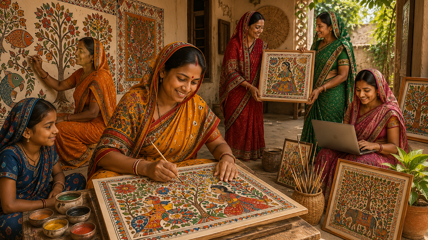 Women Artists and Madhubani Painting Heritage