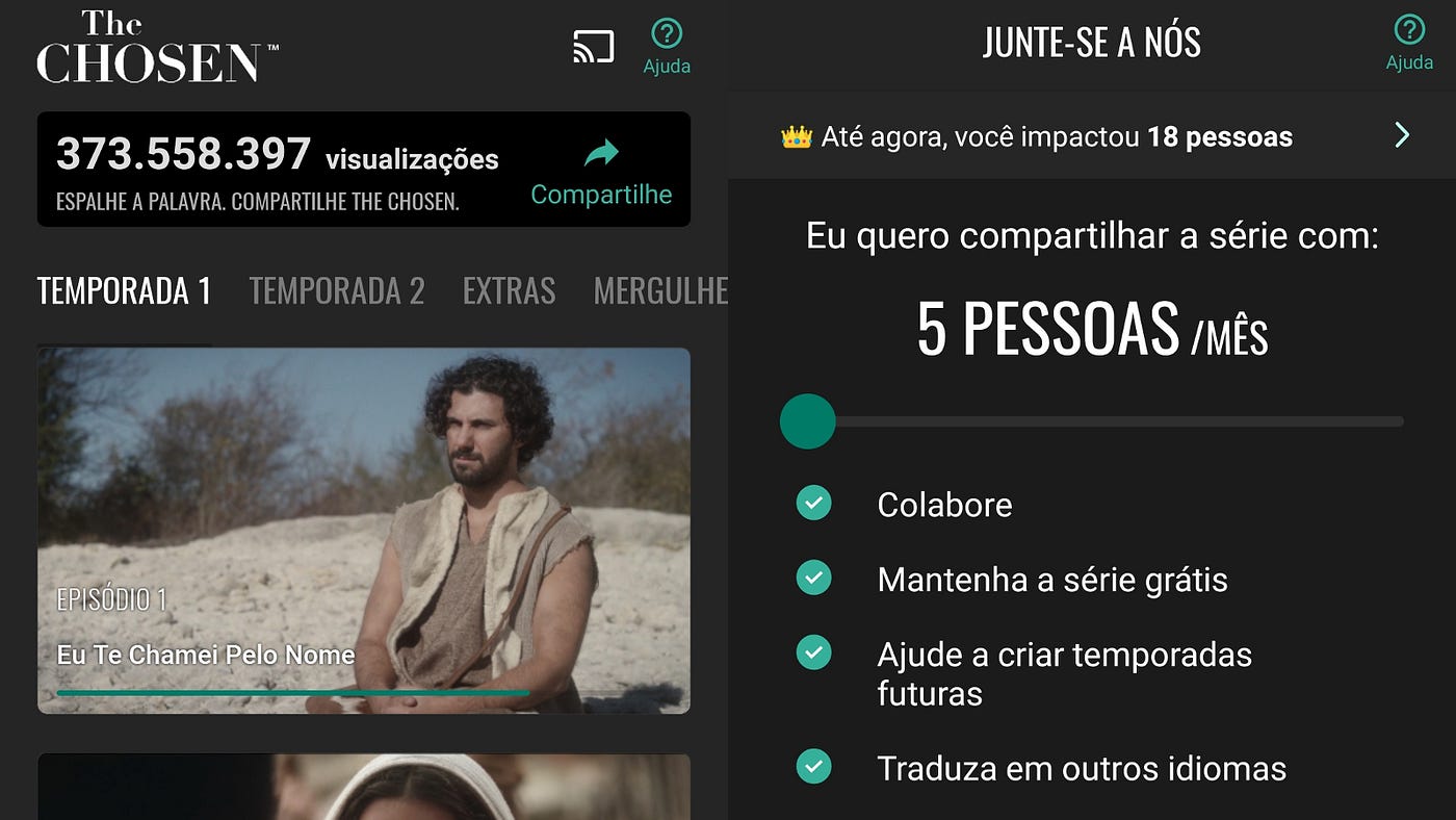 Aplicativo de The Chosen Agora Está 100% em Português