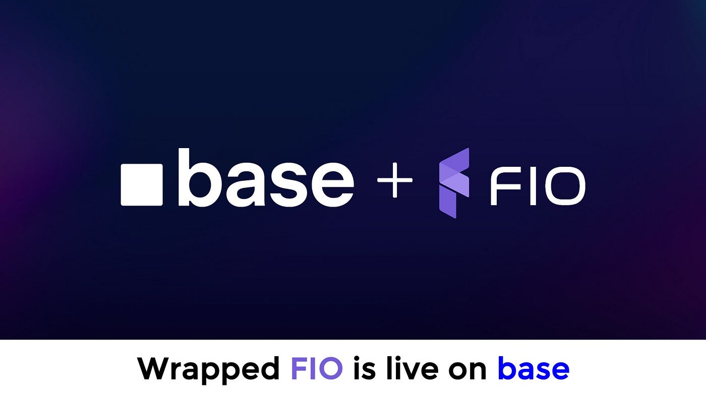 Wrapped FIO Token Now Live on Base