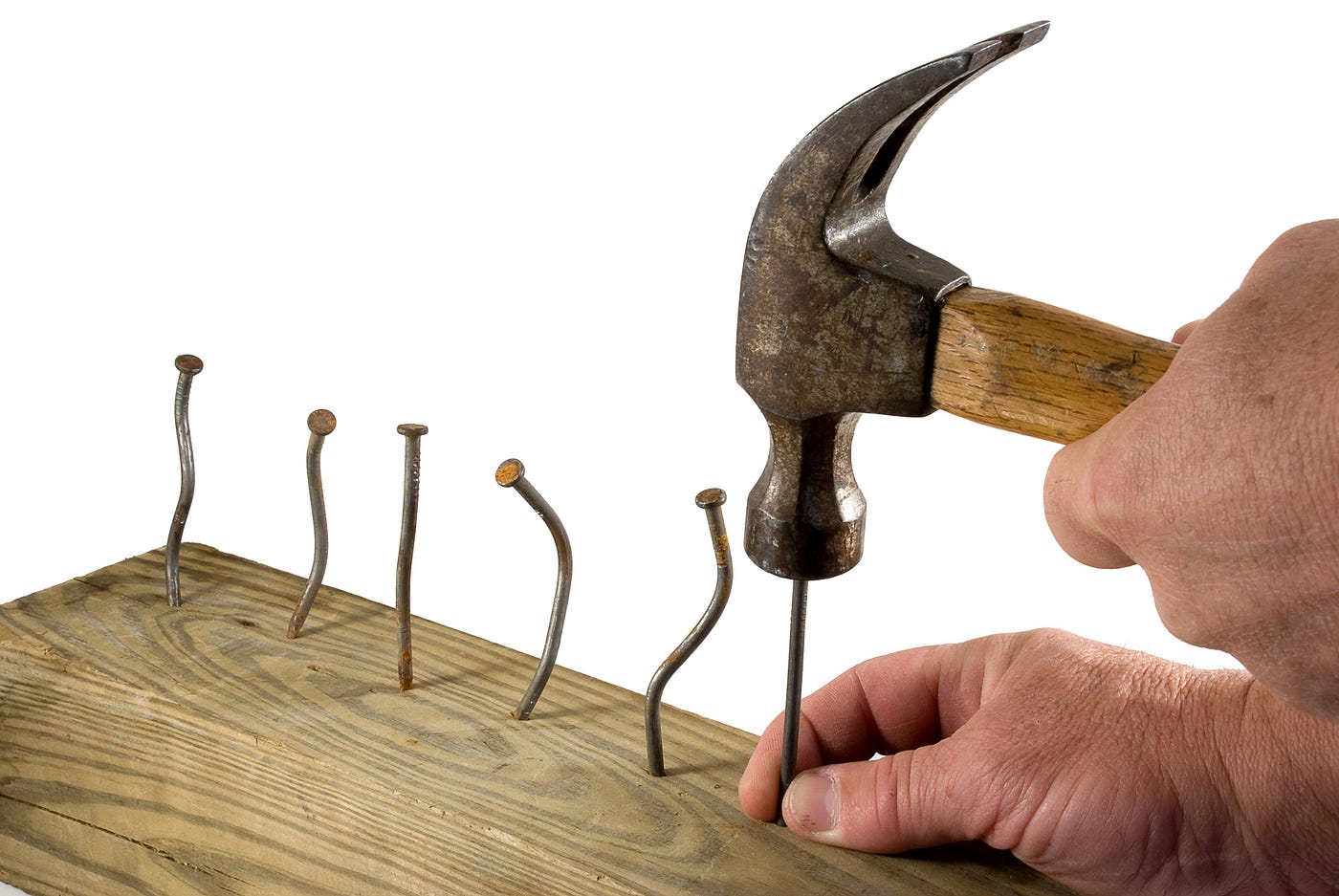 How to hammer a nail?. To hammer a nail, follow these steps: | by Builder  Case | Medium