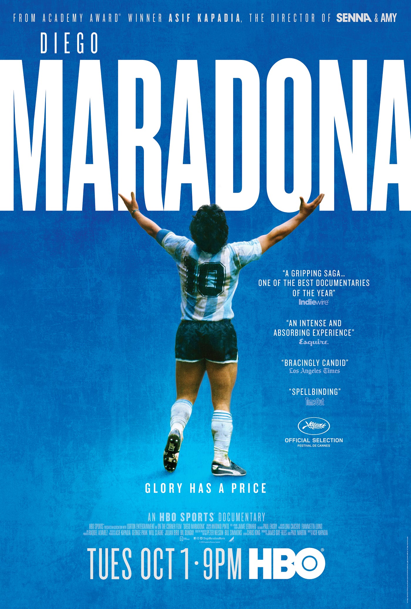 HBO Sports Documentary DIEGO MARADONA the Extraordinary Story of