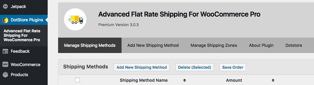 How to add flat rate shipping fee to order total