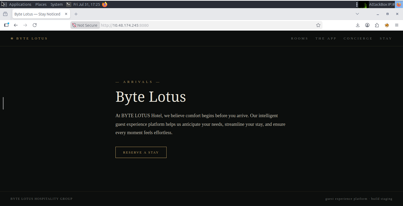 Room 404 — TryHackMe Walthrough