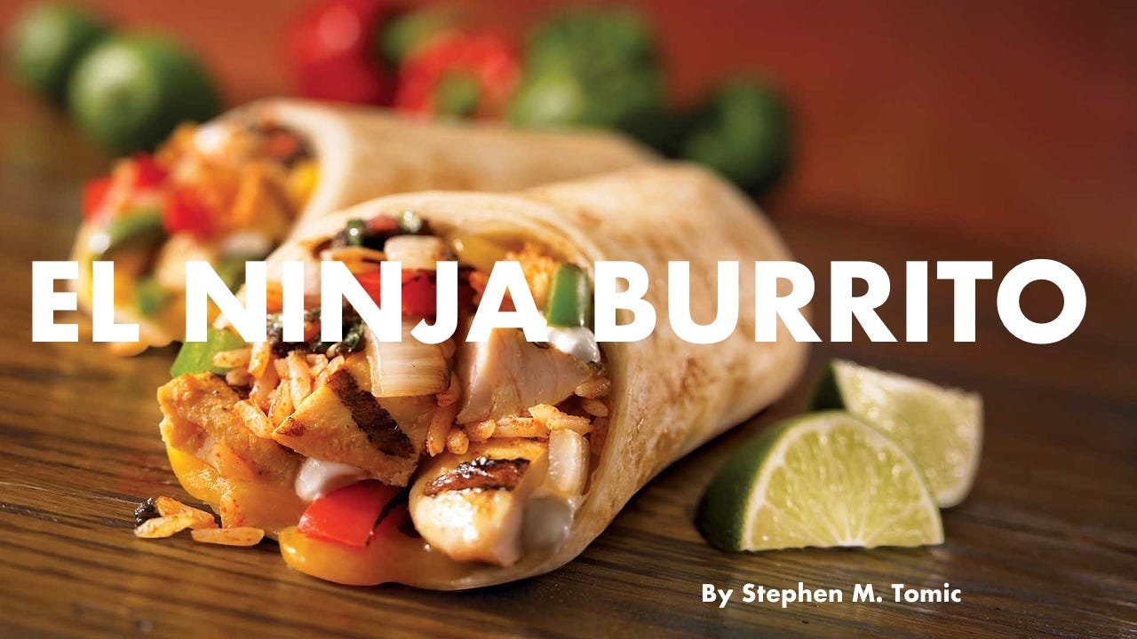 El Ninja Burrito. We arrived at the burrito joint… | by