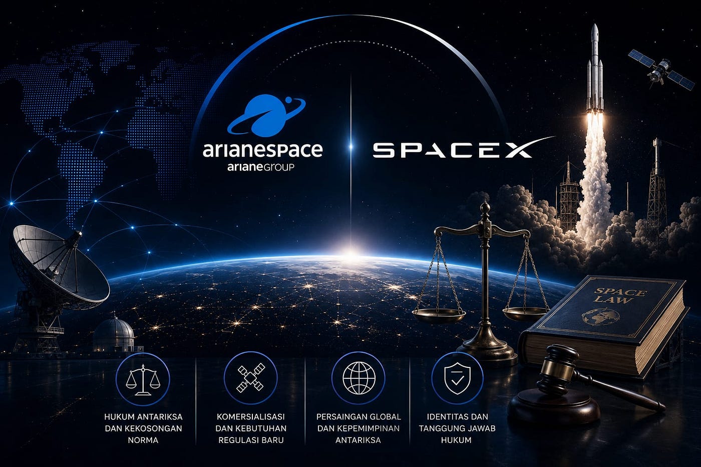 Arianespace, SpaceX, dan Krisis Identitas Hukum Antariksa