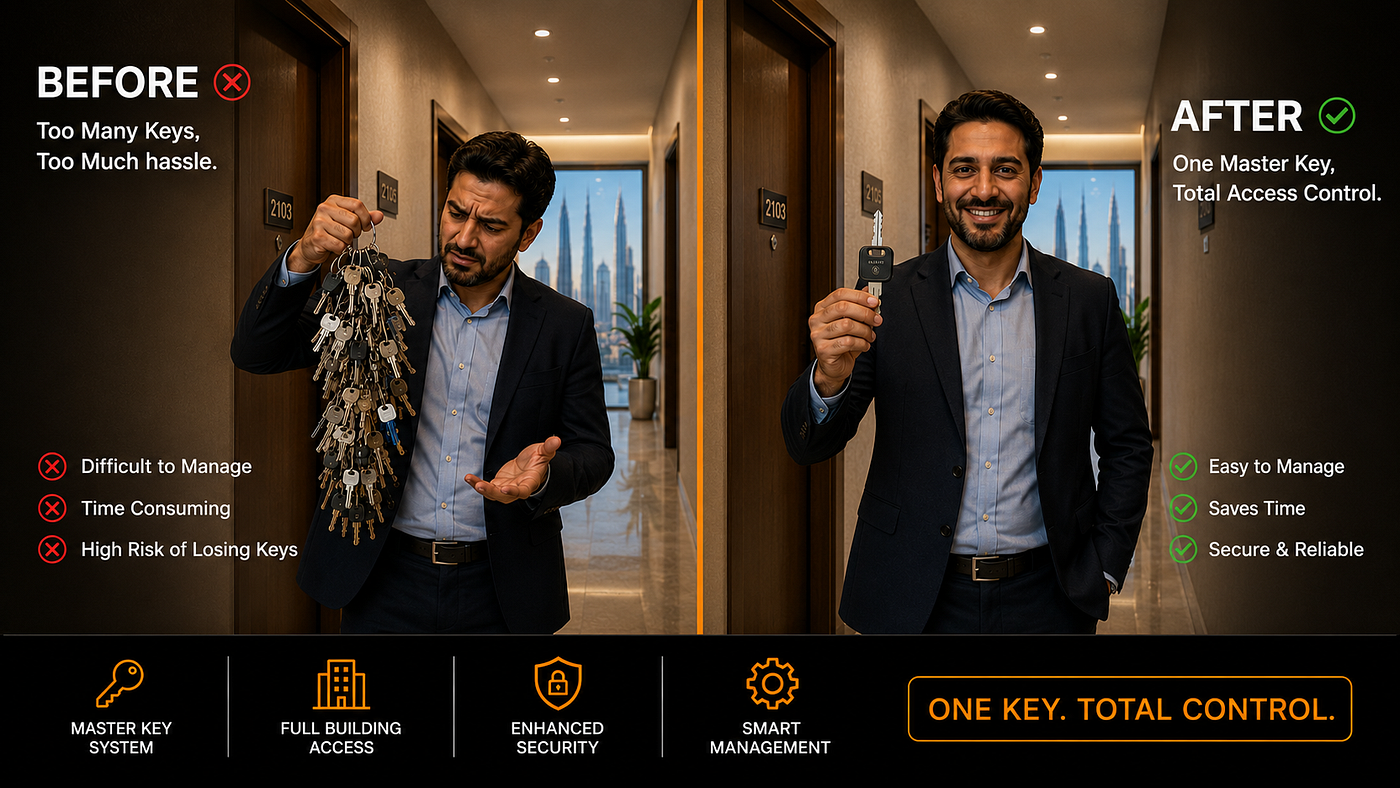 Master Key Systems in Dubai — How They Work and Why Every Building Needs One