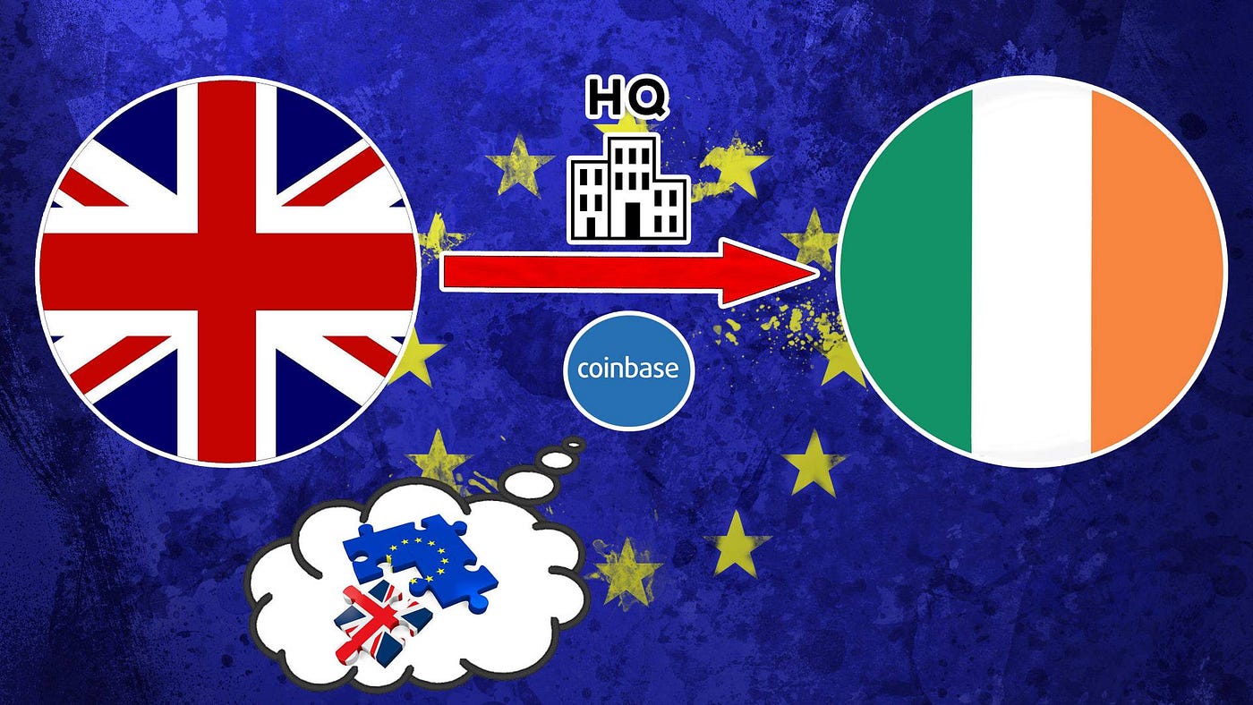 Coinbase在爱尔兰设立了新的办公室来应付Brexit事件所将会带来的营业影响| by 加密百科CRYPTOPEDIA | Medium