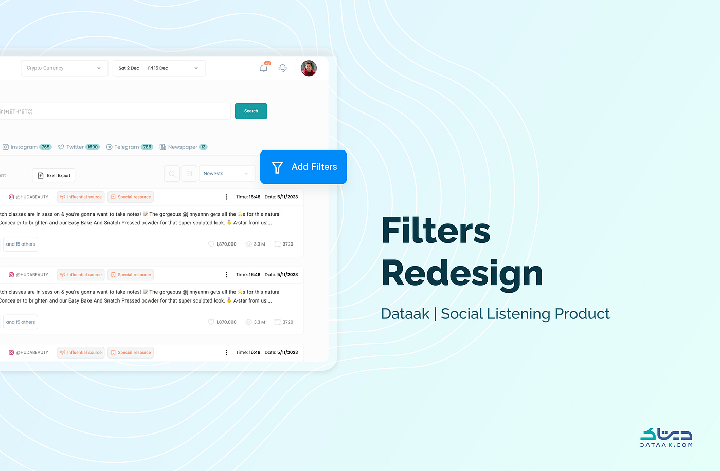 Improving User Experience in Filter Usage for B2B/B2G Customers