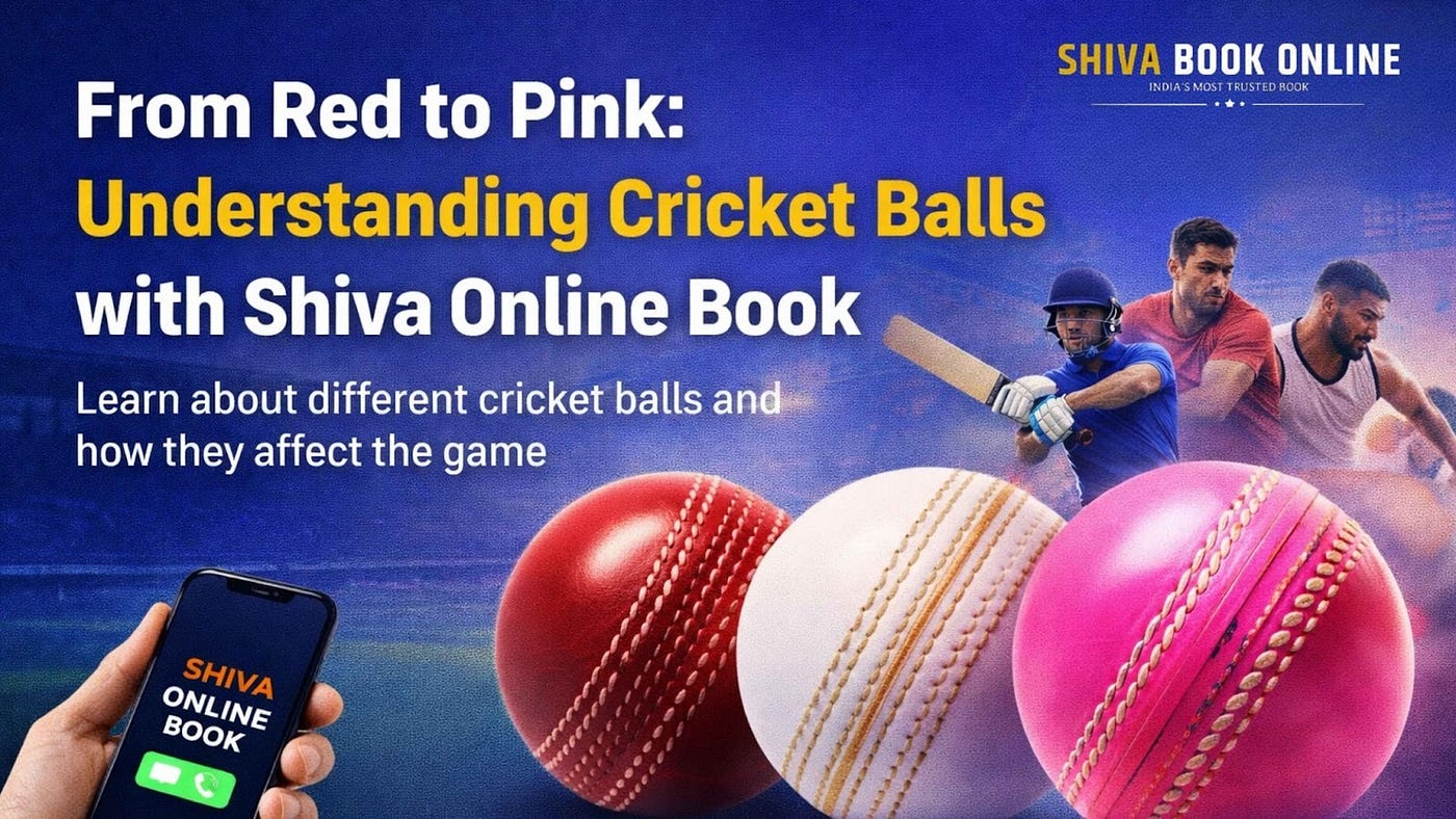 From Red to Pink: Understanding Cricket Balls with Shiva Online Book