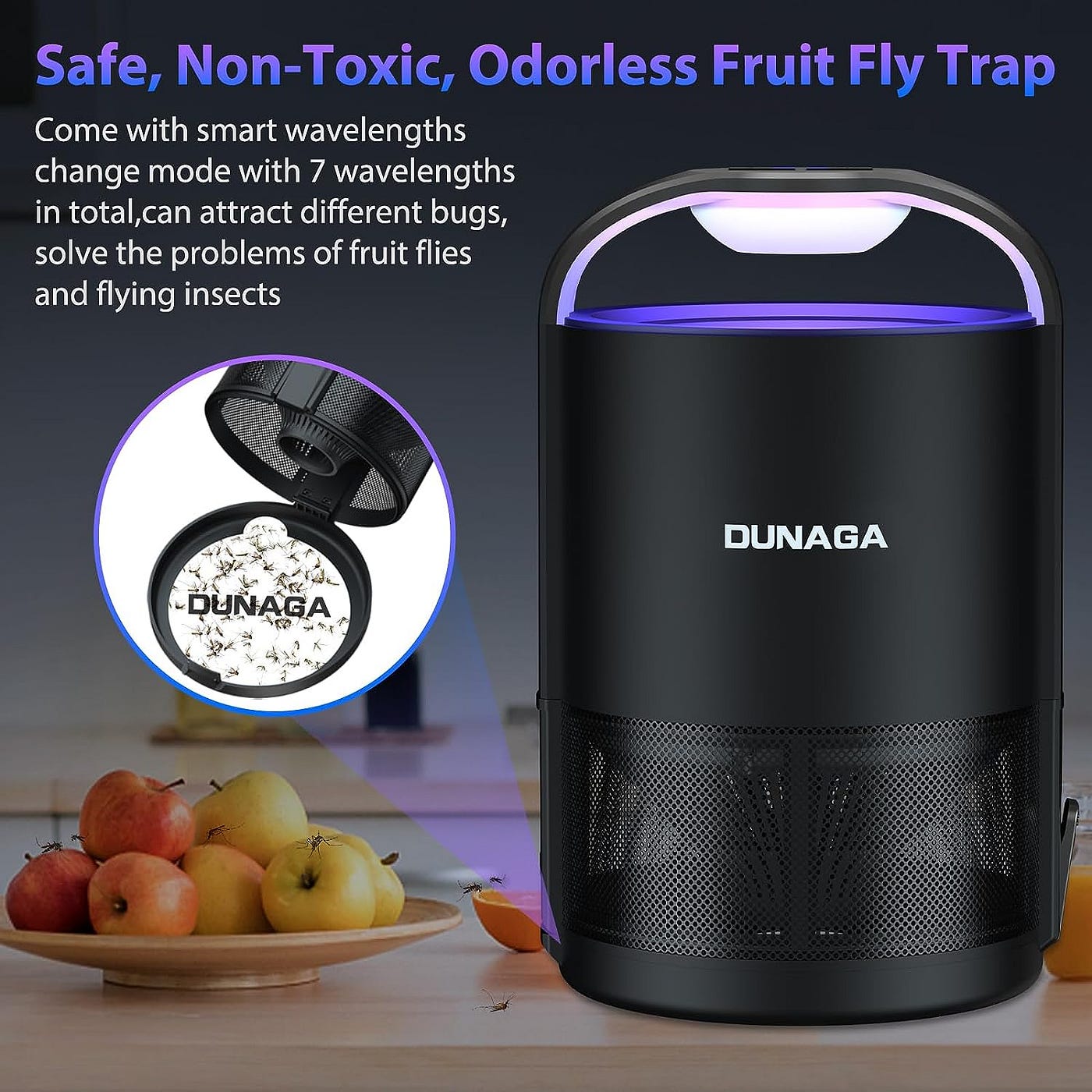 Electric Flying Insect Trap - Fruit Fly Trap - Medium