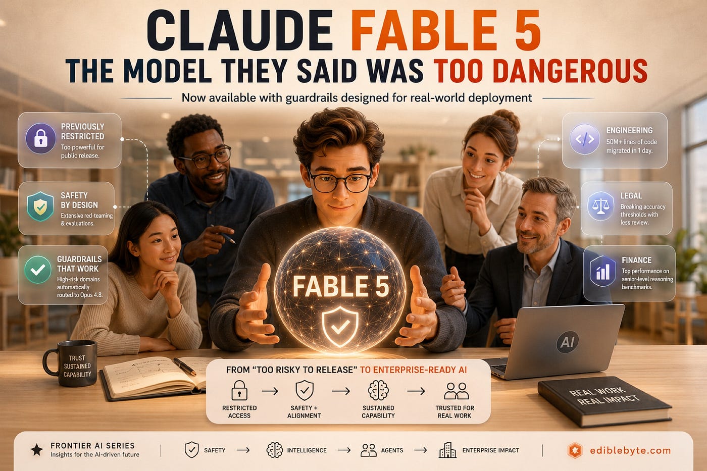 Claude Fable 5 — The Model They Said Was Too Dangerous Is Now in Your Hands