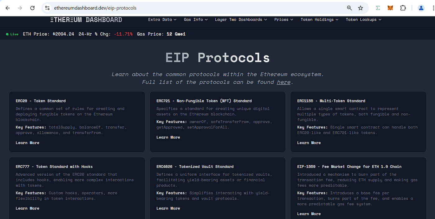 How I Built a Detailed Dashboard for the Ethereum Blockchain Using Next.js  | by Abdullah Muhammad | Stackademic