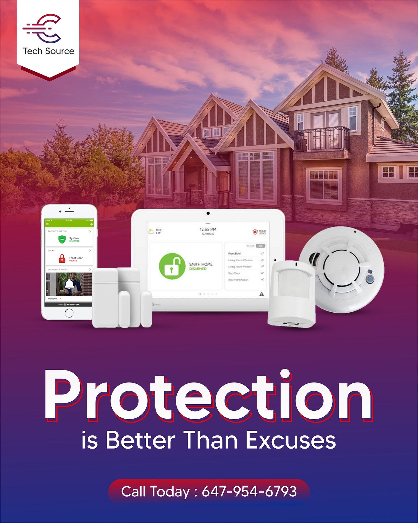 Smart Home Alarm in Calgary. C-Tech Source: Elevate Your Security… | by  C-Tech Source | Medium