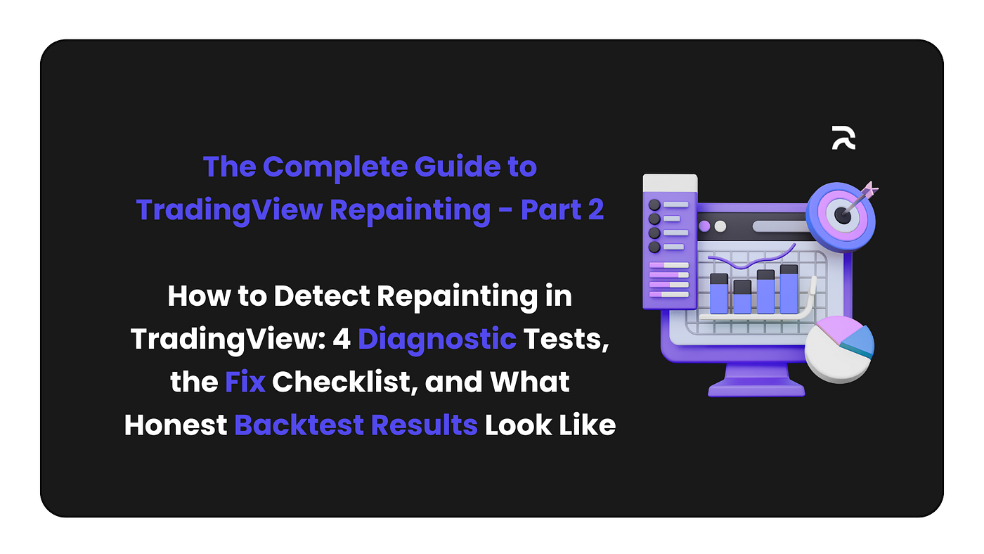 How to Detect Repainting in TradingView: 4 Diagnostic Tests, the Fix Checklist, and What Honest…