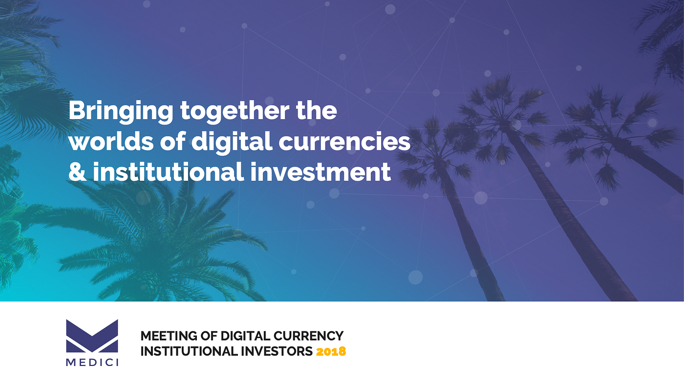 Medici LA 18 Opening Remarks — Crypto and Junk Bonds: Why I started the  Medici Network | by Adam Winnick | Medium