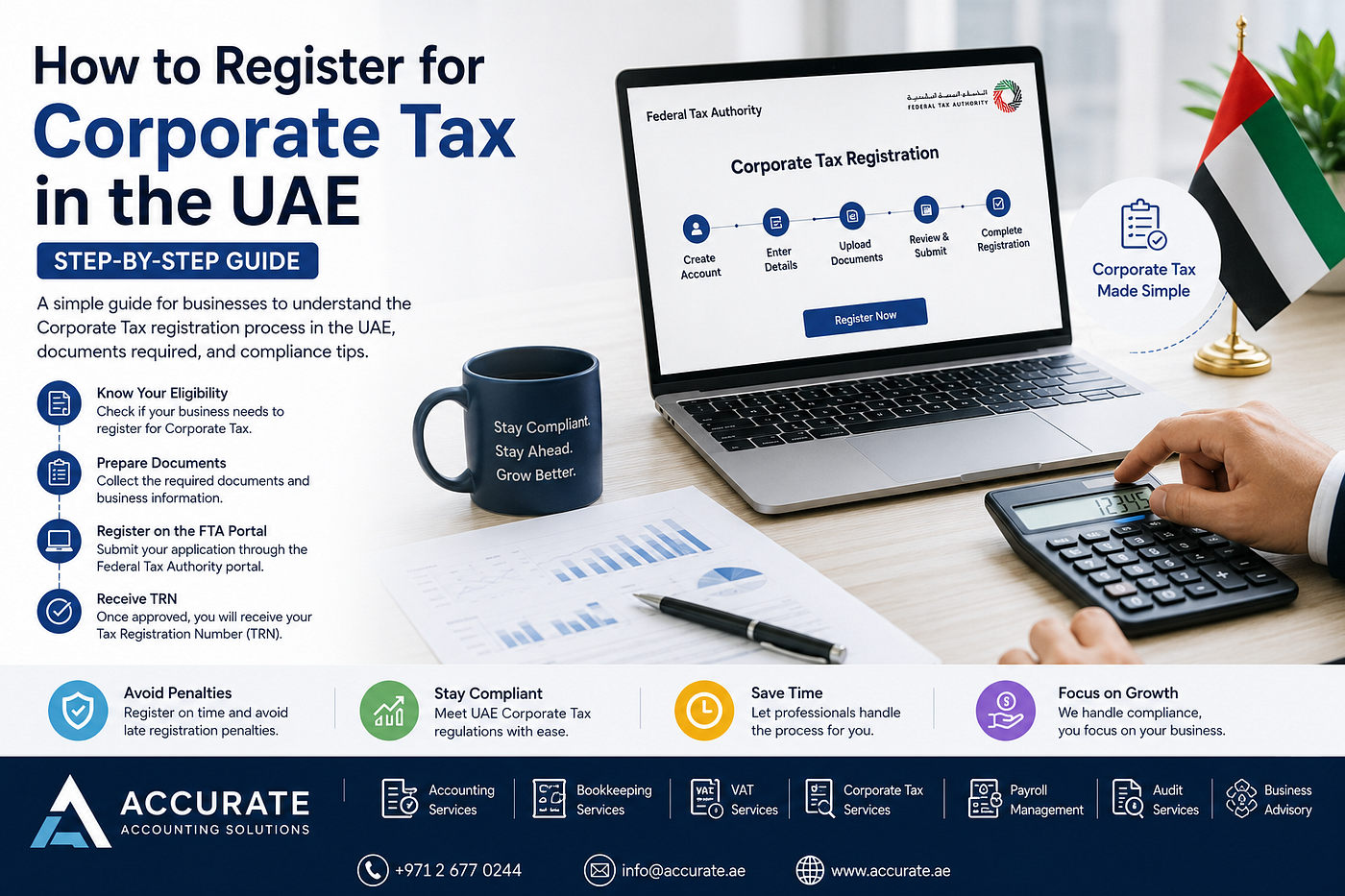 How to Register for Corporate Tax in the UAE: A Simple Guide for Business Owners