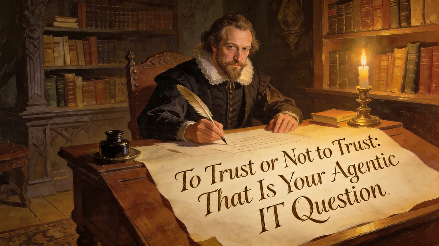 To Trust or Not to Trust: That Is Your Agentic IT Question