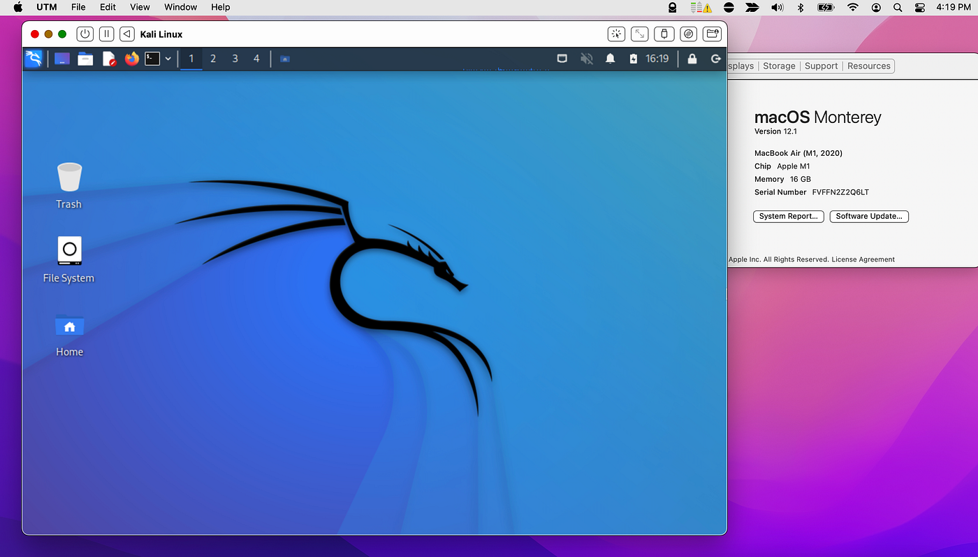 How to install Kali Linux on an M1 Mac for free | by Keith Myers | Mac  O'Clock | Medium
